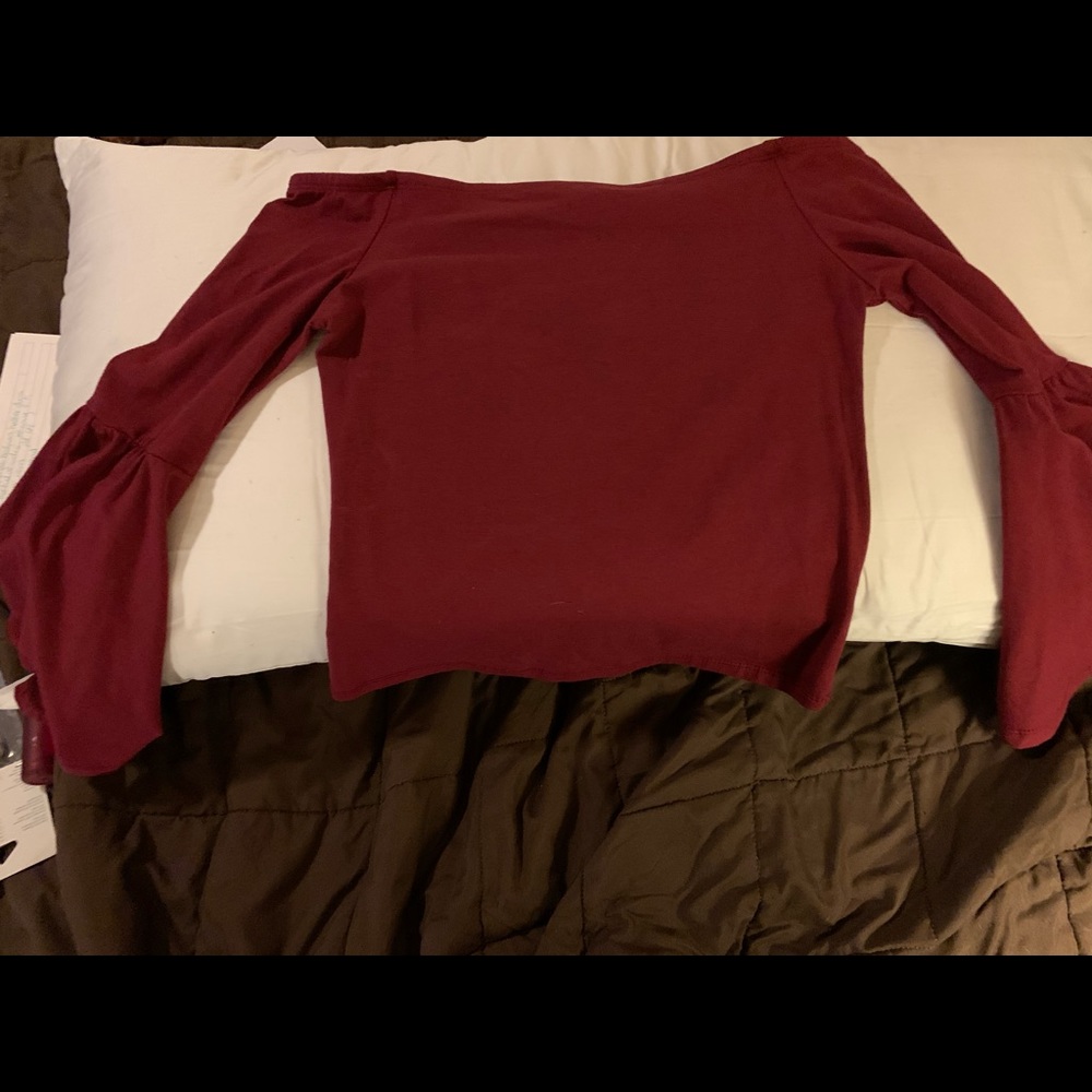 Off the shoulder crop top